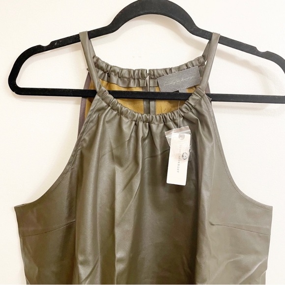 Anthropology | NWT!! Safya Faux Leather Tank - Picture 5 of 11